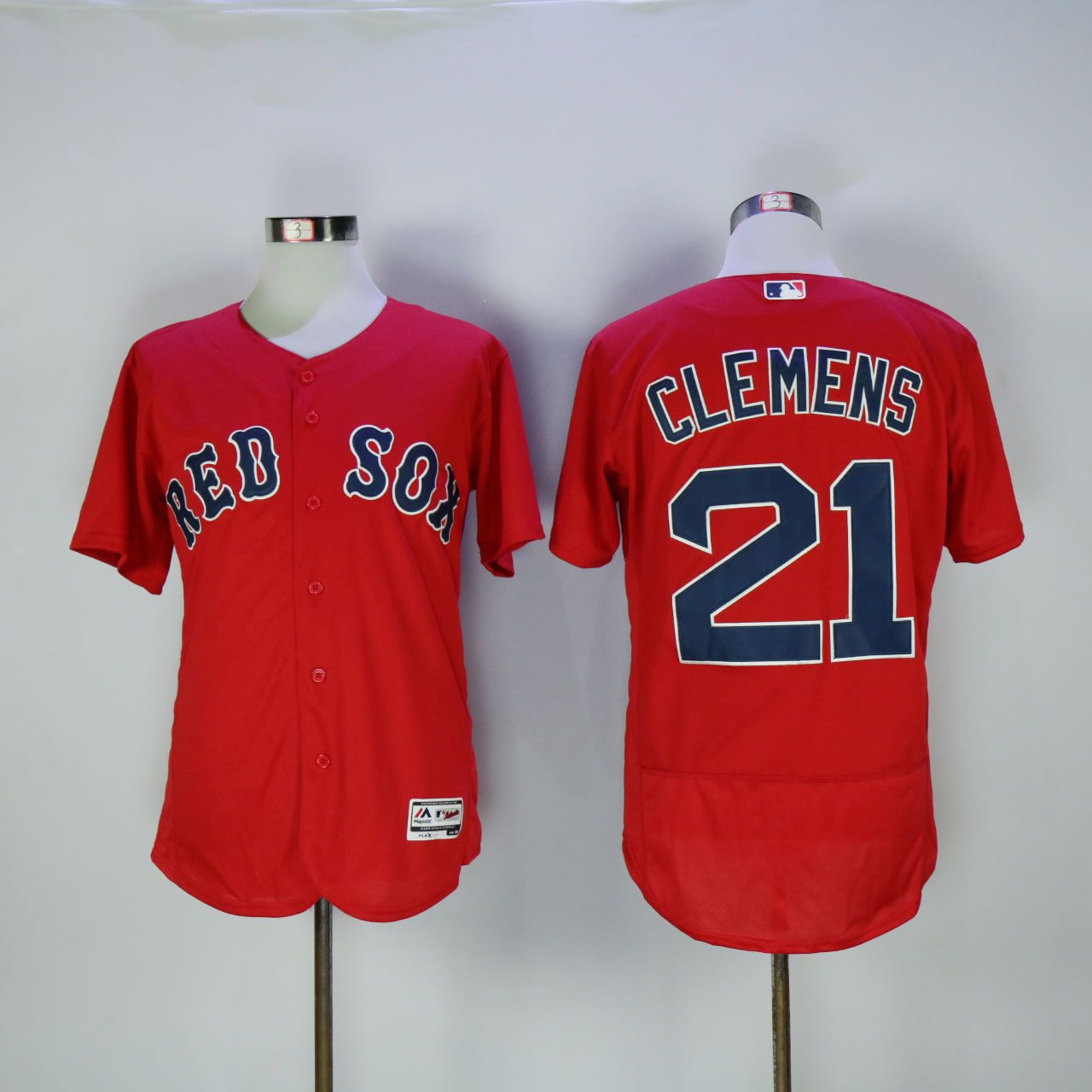 Men Boston Red Sox #21 Clemens Red MLB Jerseys->boston red sox->MLB Jersey